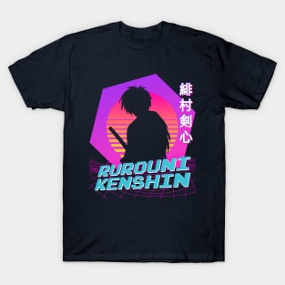 Rurouni Kenshin - Vaporwave T-Shirt